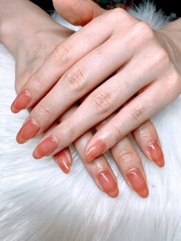 アムルーズ(Amoureuse)/オレンジネイル♪