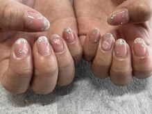 ハレトキネイル(haretoki nail)/チーク×マグフレンチ
