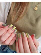 クリーム(Nail Atelier CREAM)/マグネット☆オリーブ