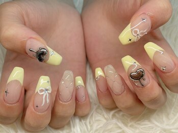 ソンリエ 青竹店(SONRiE)の写真/モチの良さ・仕上がりの美しさに自信あり!プロが導く理想のネイルデザインを☆【長さだし1本~対応OK◎】