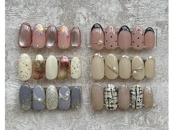 グリッター(GLITTER)/青山限定11月ハンド定額アート
