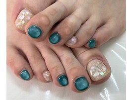 星担当★ニュアンスフットネイル