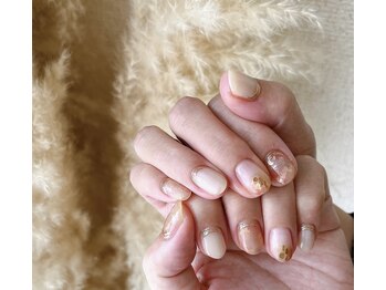 モアニネイル 岡山駅前(Moani Nail)/ニュアンス定額デザイン￥7,900