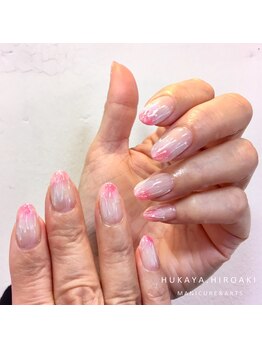 ネイルスタジオ レイナローズ(NAIL STUDIO Reina Rose)/淡いフラワー