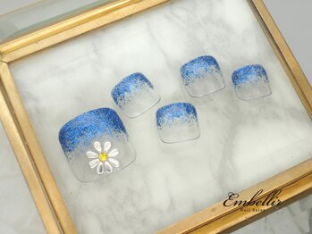 アンベリール 横浜店(Embellir)/(1189)花柄リーフネイル