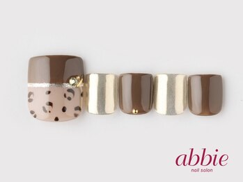 ネイルサロンアビー 北千住店(abbie)/レオパードフット　￥12782