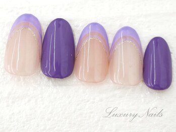 ラグジュアリーネイルズ オオミヤ(Luxury Nails Omiya)/シンプル*フレンチアート