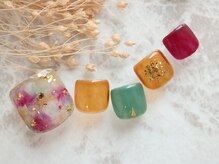 ラルネイル 大宮(Lull. nail)/#透感#ニュアンス#大人カラフル