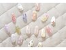【ジェル】シンプルアート(2本) 当店4週間以内オフ無料　￥6,050  