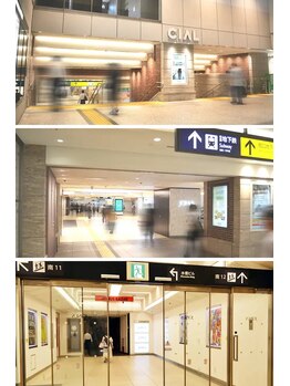 ムーン 横浜(MOON)/【横浜駅西口～当店までの道順】