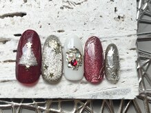 プロモート 岡山城下店(Promote)/クリスマスネイル【岡山】