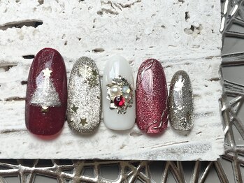 プロモート 岡山城下店(Promote)/クリスマスネイル【岡山】