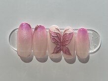 ジョアネイル(JOA Nail)/春/グラデーション/リボン