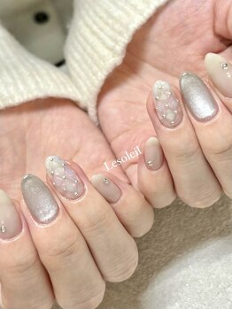 ル ソレイユ(Le soleil)/キルティングネイルbyあやか