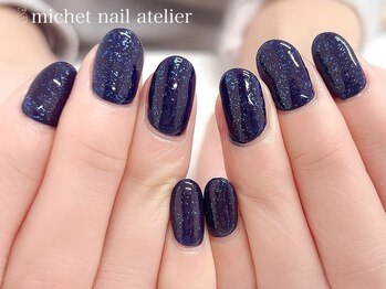 ワンカラー+ラメコート¥1,100