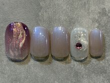 カラネイル 南森町店(calla nail)/テクスチャーアート