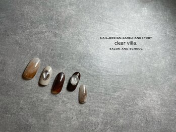 ネイルサロンクリアヴィラ(nail salon clear villa)/nuance designコース￥9990