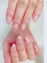 ネイルサロン ティアラリュクス 市川北口店(Tiara Luxe)/桜ネイル