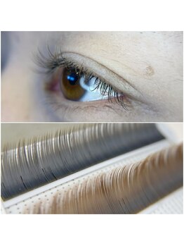 ネイルアンドアイ ビューティーオーブ(nail&eye beauty ORB)/ブラウンカラーエクステ120本