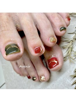 フット4本アート