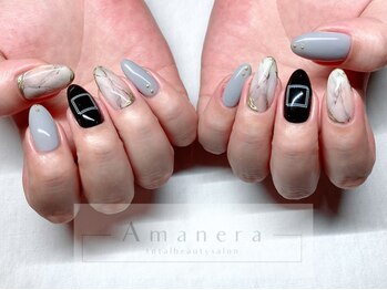 アマネラ(Amanera)/大理石ネイル