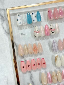 アモル 川崎駅前店(Amor)の写真/お子様同伴OKサロン★キャンペーンNail¥7900♪カラー100種以上!パーツ,シール多数☆パラジェル取扱い☆