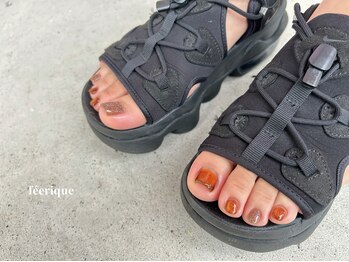 フェリークネイル(feerique nail)/秋ネイル/フットネイル/圓山