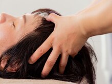 極上ドライヘッドスパ♪、頭蓋骨の調整でリフトアップ！！