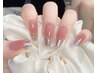 ミラーフレンチネイル　¥9900
