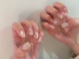 ホワイトネイル/シンプルネイル