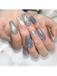 チップ長さだし10本アート4本♪