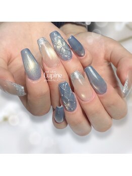 チップ長さだし10本アート4本♪