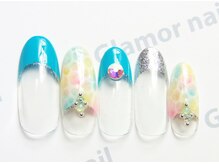 グラマーネイル(Glamor nail)/ドロップネイル☆¥7,800