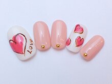 ネイルサロン ドレリッチ 大宮店(drerich)/【6990】バレンタインハート