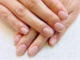 NO-94 ミラー細フレンチネイル