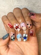 ミグ(mig)/痛ネイル、キャラクター￥13000~