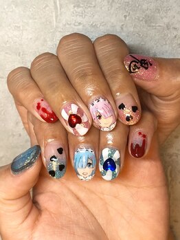 ミグ(mig)/痛ネイル、キャラクター￥13000~