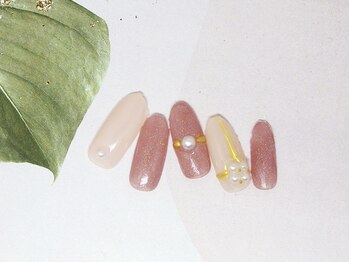 ネイルライフ(NailLife)/ミラーアートネイル