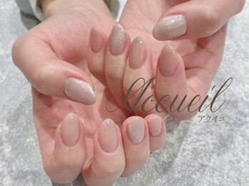 アクイユ 銀座店(ACCUEIL)/シンプルマグネットネイル