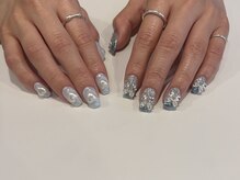 リン 恵比寿(RiN.)/アイスブルー×シルバー