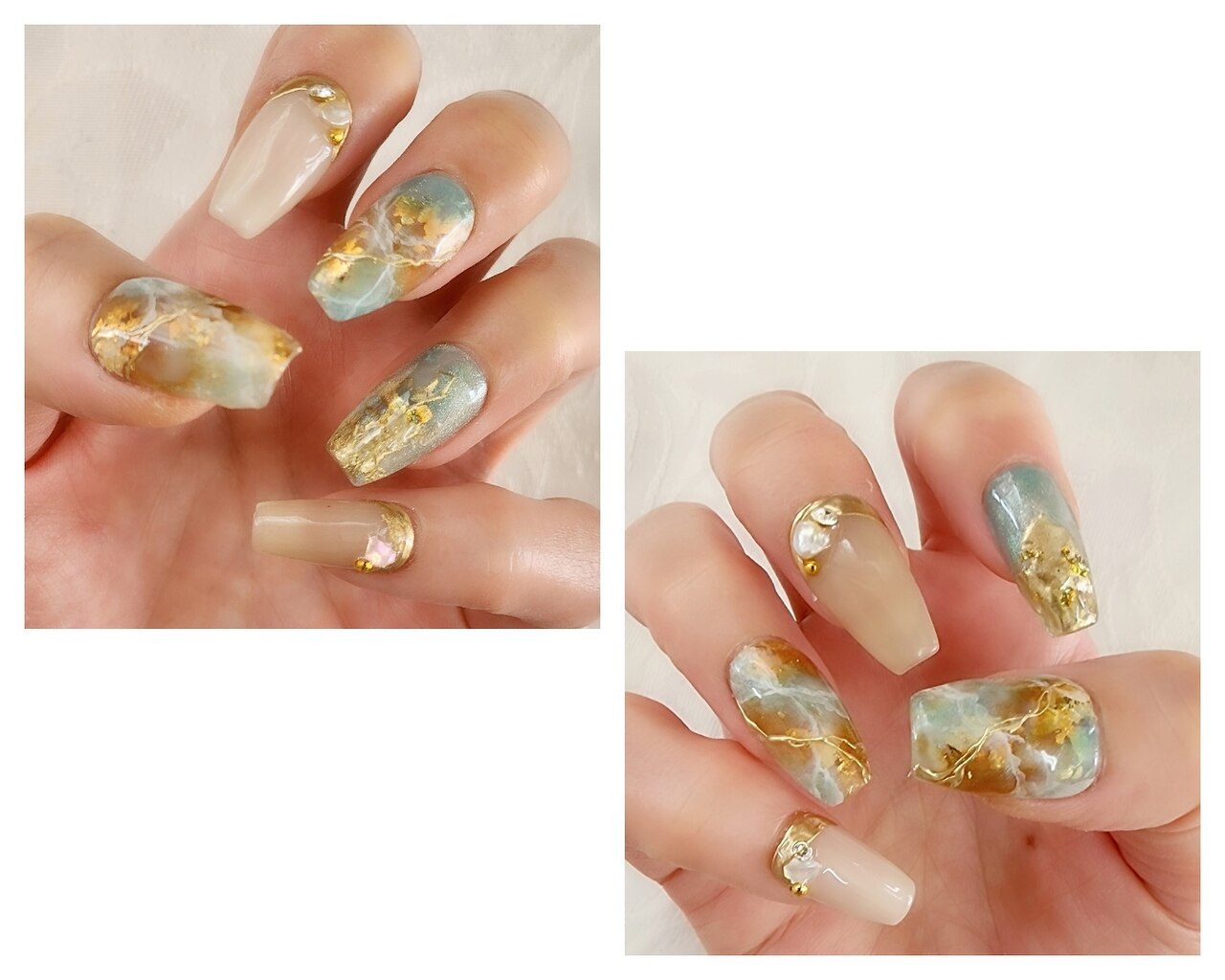 せっちゃん ネイルチップ 【サイズオーダー/419.438】 成人式 振袖