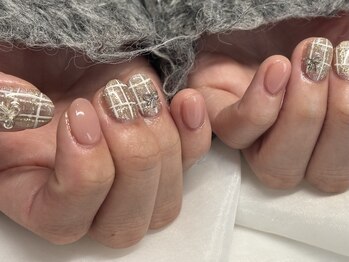 チェックネイル 持ち込みネイル