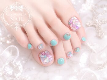 シンデレラネイル(CINDERELLA NAIL)/【フットネイル】