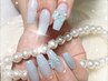 【ゲリラ掲載】チップ長さだしワンカラー＋パーツ2個付き！　￥7980→￥6980