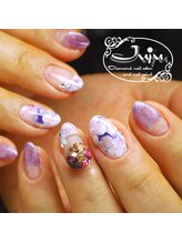 ジュジュ(Juju)/秋ネイル　花柄ネイル