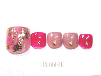 リノ カヒリ アイラッシュ(Lino kahili)/【フット】定額アート