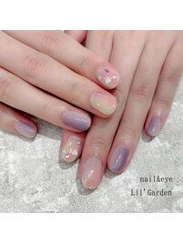 春色ニュアンスネイル