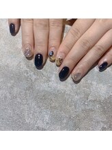 アティックネイルアトリエ(attic nail atelier)/シェルビジューネイル★