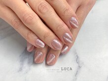 ネイルアトリエルカ(nail atelier LUCA)/M-128　ピンクマグネットネイル
