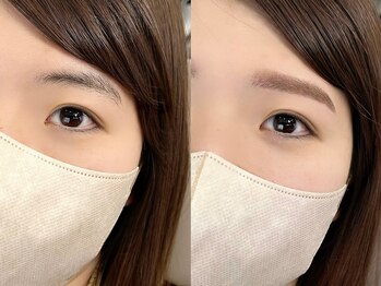 チルアンドアイ 千葉駅前店(Chill&Eye)/美眉スタイリング/BeforeAfter